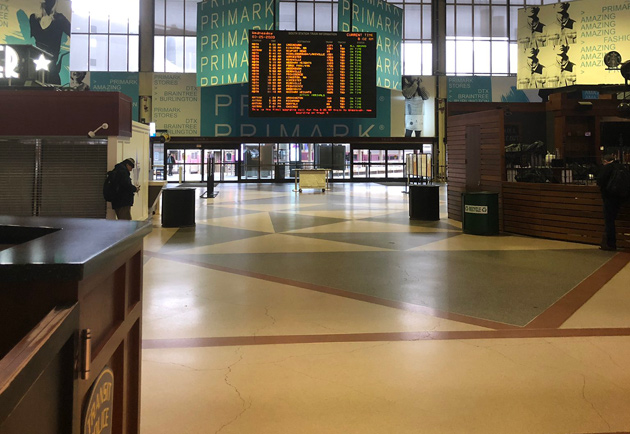 Deserted South Station