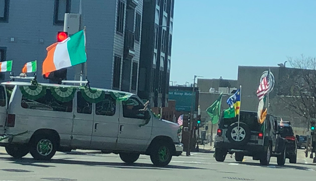 St. Patrick's Day parade of sorts