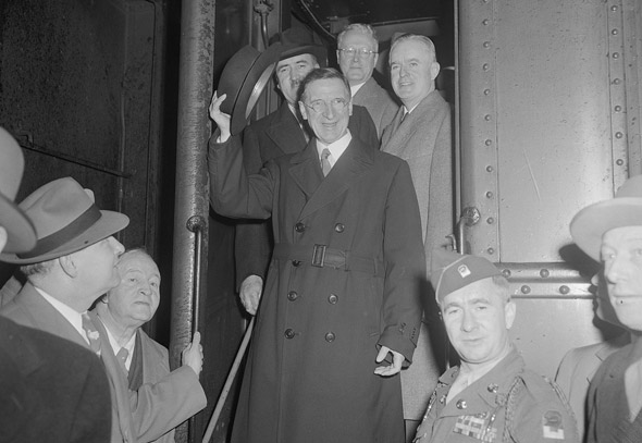 Eamon de Valera at South Station