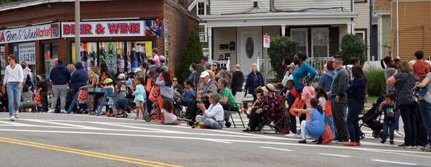 Parade crowd