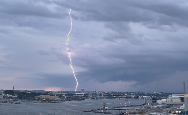 Lightning over Chelsea