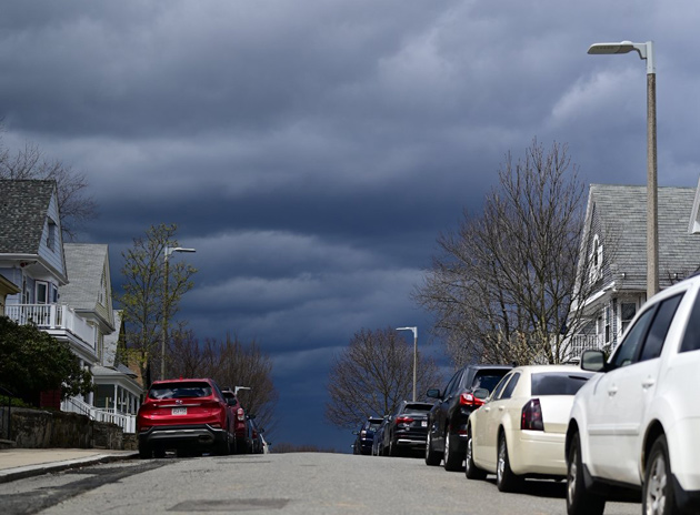 The approaching storm