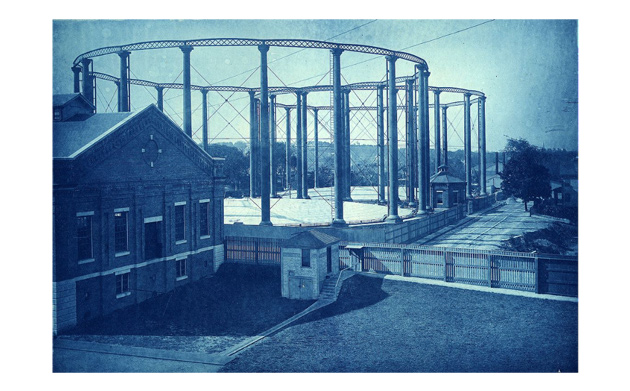 Naptha tanks in 1887